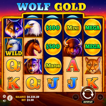 RTBet - Wolf Gold Slot Game - Pragmatic Play