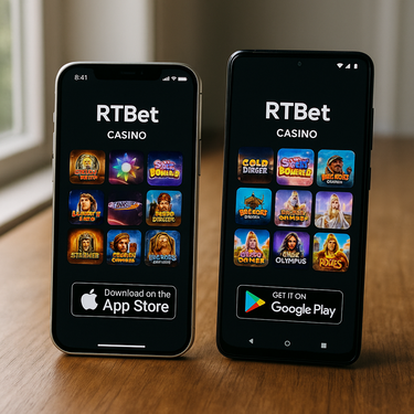 RTBet Casino - Mobiele Apps - Download voor iOS en Android