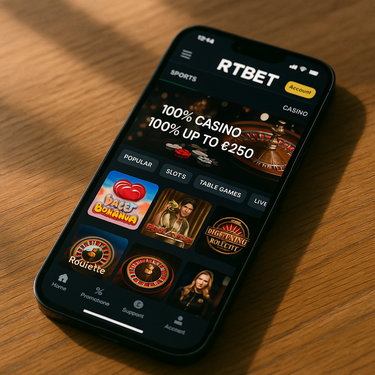RTBet Casino - Mobiele Platform - iOS en Android Casino App
